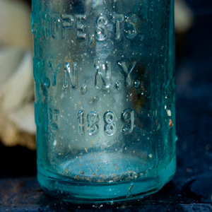 old beer bottle from hope street